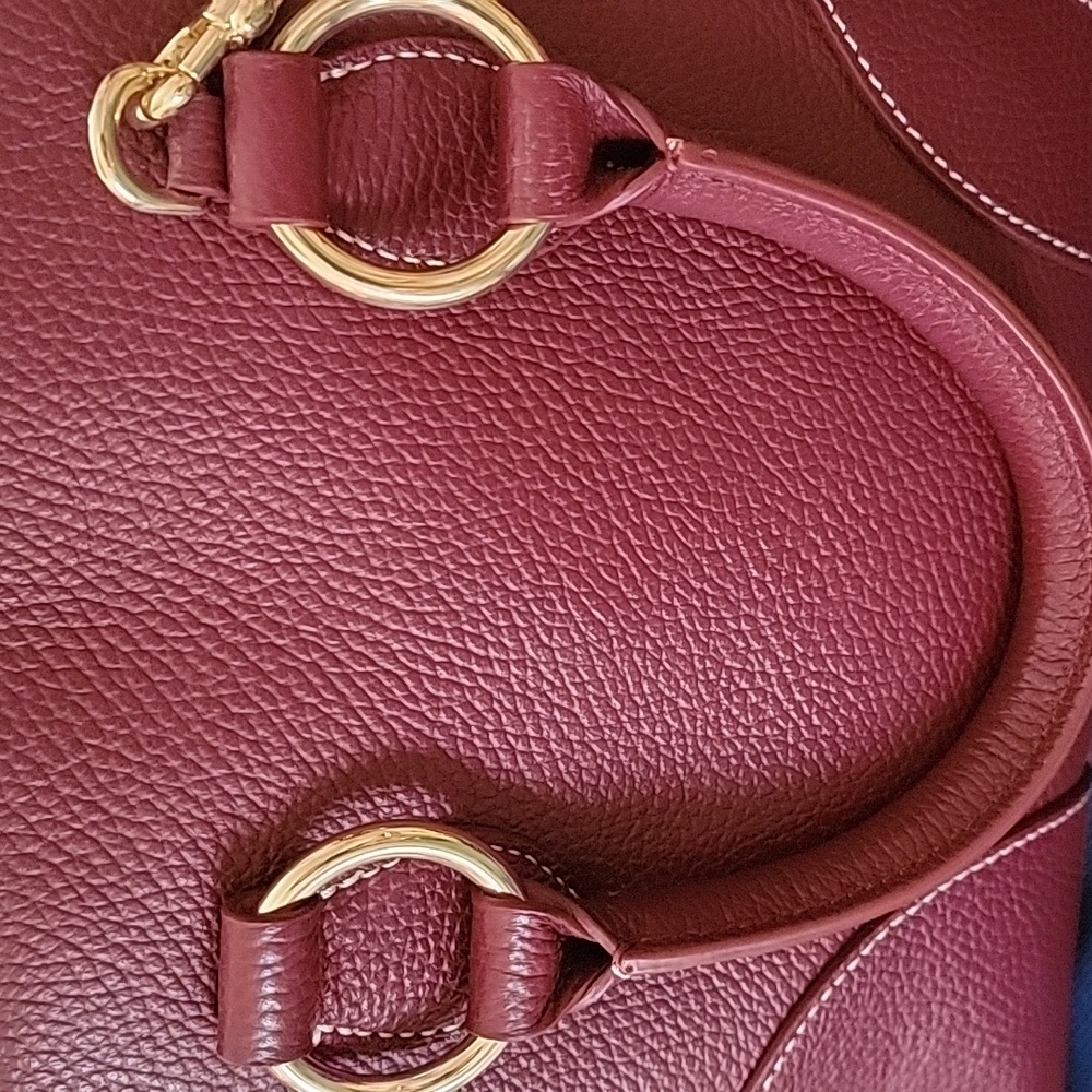 Dooney & Bourke Lucca Leather Satchel - Picture 10 of 13
